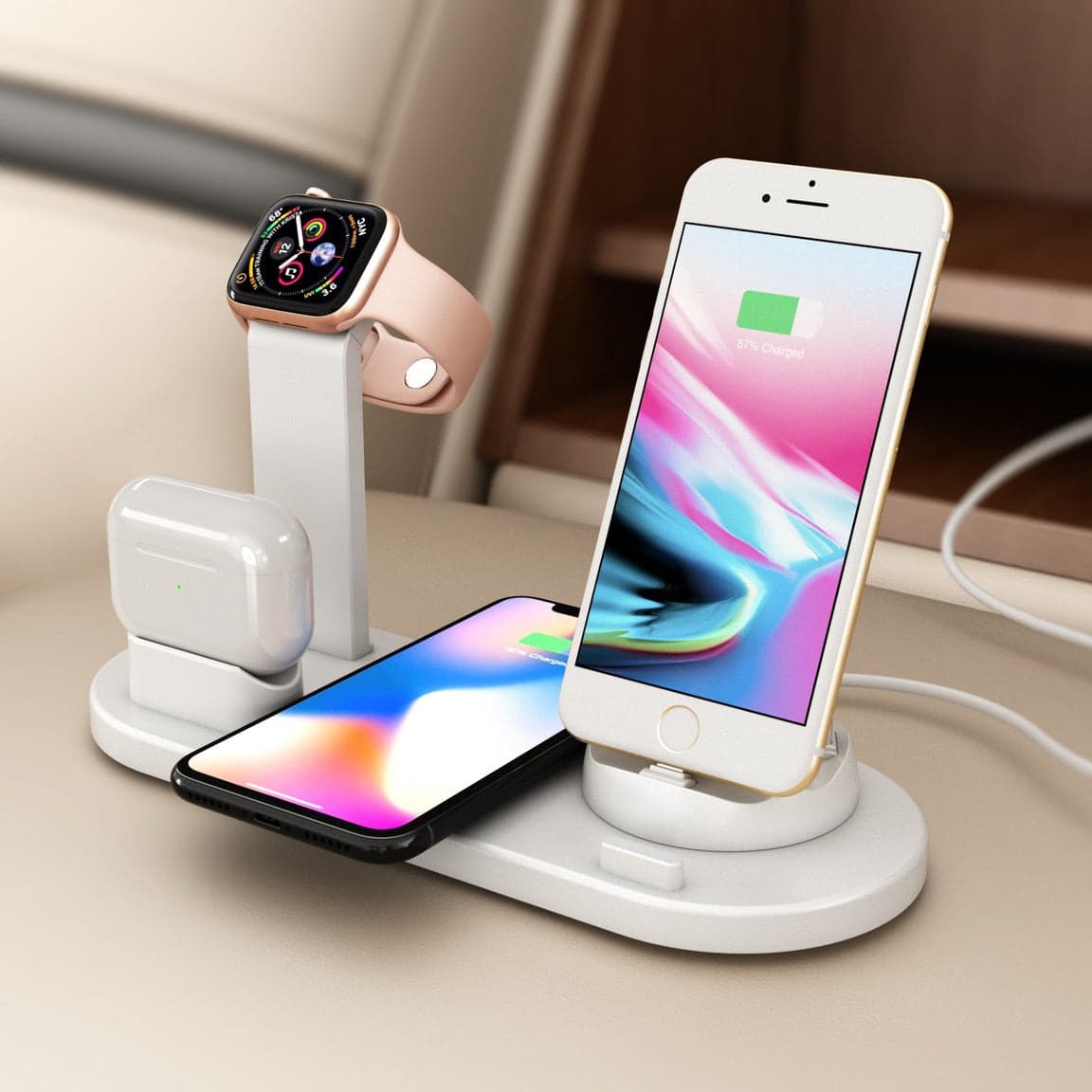 5 in 1 Qi Wireless Charger Stand